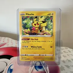 Pikachu 52/196 - Lost Origin - Common - Pokemon Card TCG - Image 1