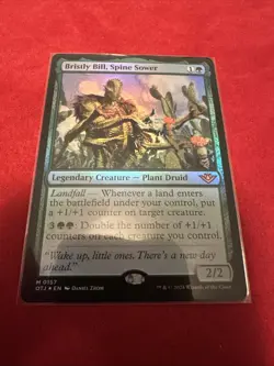 Bristly Bill Spine Sower M Foil Card #157 OTJ Outlaws of Thunder Junction MTG - Image 1