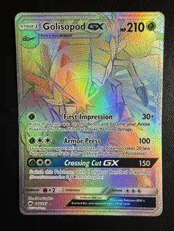 Golisopod GX 148/147 Burning Shadows SECRET RARE Pokemon Card - Mint Condition - Image 1