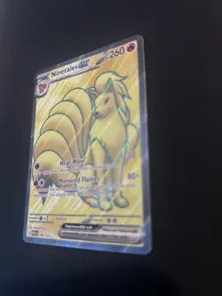 Pokemon Ninetales EX TCG Scarlet Violet-151 Holo Ultra Rare Card 186/165 - Image 2