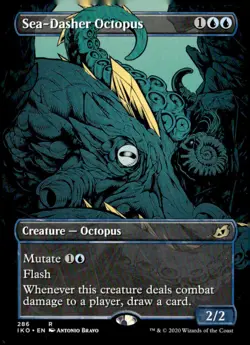 Ikoria: Lair of Behemoths #286 Sea-Dasher Octopus (Showcase) - Image 1