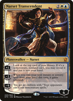 Narset Transcendent #225 (MP) Dragons of Tarkir DTK Magic MTG - Image 1