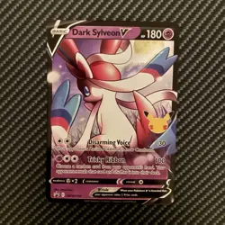 Pokemon Dark Sylveon V Promo Holo SWSH134 Sword & Shield Promo Cards - Image 1