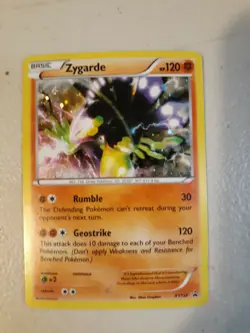 Pokemon tcg Zygarde XY152 Black Star Promo Holo Lightly Played Free Shipping - Image 1