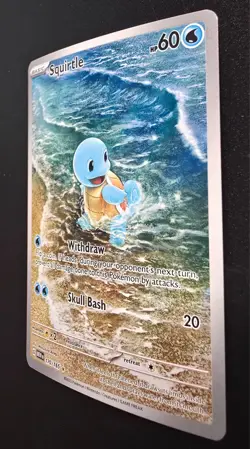 Pokemon Squirtle - 170/165 - SV: Scarlet & Violet 151 Illustration Rare Holo TCG - Image 2