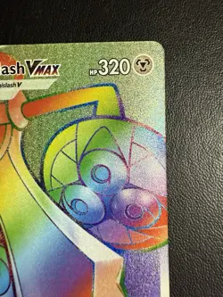 Aegislash VMAX 190/185 Rainbow Secret Rare Vivid Voltage Pokemon TCG NM/MINT - Image 3