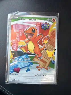 Charmander Pokemon MEP 038 First Partner Illustration Rare Promo - Image 1
