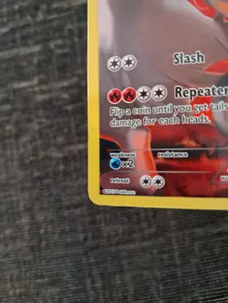 Pokemon Reshiram XY74 Black Star Promo Full Art Holo LP - Image 5
