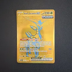 Iron Leaves EX 176/131 Prismatic Evolutions Gold Hyper Rare - Image 1