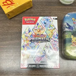 Pokemon Scarlet & Violet Prismatic Evolutions Booster Bundle 6 Packs - Image 1