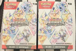 New Pokemon TCG Prismatic Evolutions Booster Bundle - Lot of 2 - Factory Sealed - Image 1