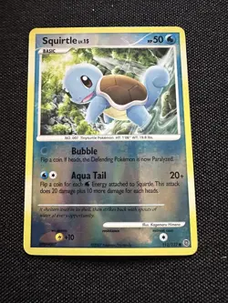 Pokemon TCG Squirtle 112/132 Secret Wonders Reverse Holo Ungraded Unverified - Image 1
