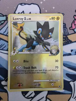 Pokemon Luxray GL 9/111 Holo Rare Reverse Holo Platinum Rising Rivals - Image 1