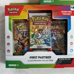 Pokemon TCG First Partner Illustration Collection Series 1 LOT OF 3 SEALED - Image 3