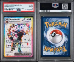 Pokemon Umbreon ex SVP176 Scarlet & Violet Promo Holo EX PSA 9 2025 - Image 3