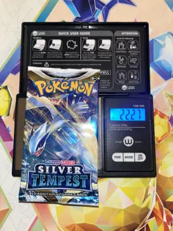 Very Heavy! 22.27g Pokemon Sealed Silver Tempest Booster Pack - Image 1