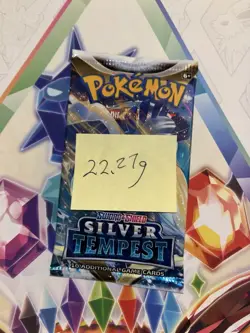 Very Heavy! 22.27g Pokemon Sealed Silver Tempest Booster Pack - Image 2
