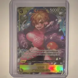 One Piece Lilith Parallel OP07-111 500 Years Future Foil Super Rare 5000 Power - Image 1