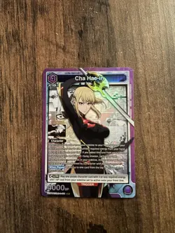Union Arena Solo Leveling - Cha Hae-in SR Super Rare SLG-1-011 - Image 1