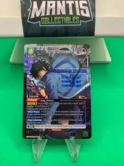 Union Arena Solo Leveling Sung Jinewoo Sr Alt Art SLG-1-049 - Image 1