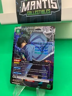 Union Arena Solo Leveling Sung Jinewoo Sr Alt Art SLG-1-049 - Image 2