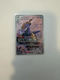 Pokemon TCG Samurott 107/086 Illustration Rare Holo Sv: White Flare Card - Image 1