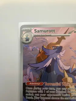 Pokemon TCG Samurott 107/086 Illustration Rare Holo Sv: White Flare Card - Image 3