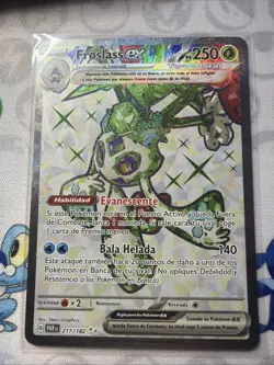 Spanish Pokemon Card Frosslass EX 217/182 Secret Rare Paradox Rift Near Mint - Image 1