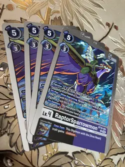 Digimon Card Playset RaptorSparrowmon BT19-061 R Release Special Booster 2.5 - Image 1