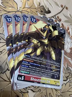 Digimon Card Game Playset Shoutmon DX BT21-027 R World Convergence - Image 1