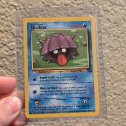 Pokemon Shellder 54/62 Fossil Regular Unlimited Common 1999 English TCG Card - Image 1