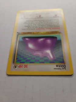 Vintage Rare Fossil Ditto Pokemon Card #132, Lv. 20, 18/62 - Image 4