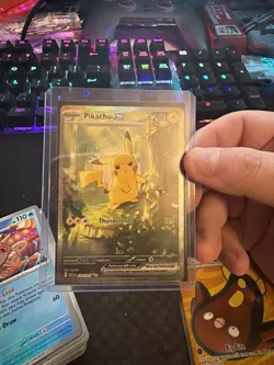 Pikachu EX 276/217 Holo Pokemon TCG Card English Nintendo ascended hero’s IR - Image 3