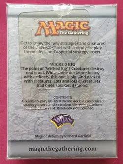Magic The Gathering MIRRODIN WICKED BIG New Sealed Theme Deck MTG - Image 2
