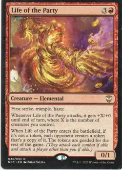 MTG: Streets of New Capenna Commander: Life of the Party: LP Condition - Image 1