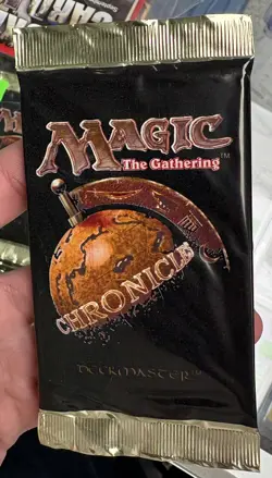 MTG MAGIC THE GATHERING CHRONICLES 1995 BOOSTER PACK SEALED 742818065511 - Image 1