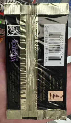 MTG MAGIC THE GATHERING CHRONICLES 1995 BOOSTER PACK SEALED 742818065511 - Image 2