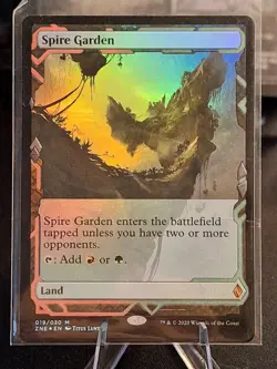 MTG Magic Spire Garden Zendikar Rising Expeditions Foil See Pictures - Image 1