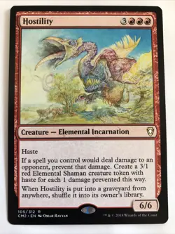 MTG Commander Anthology Volume II Hostility 105/312 NM Rare - Image 1