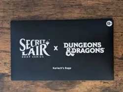 MTG Secret Lair Karlach's Rage Non Foil Edition - Sealed! - Image 1