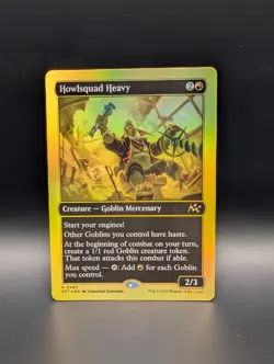 MTG - Howlsquad Heavy - FIRST-PLACE FOIL - Creature - DFT #463 - Rare - Image 1