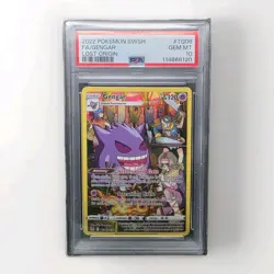 2022 POKEMON SWORD & SHIELD LOST ORIGIN #TG06 FULL ART/GENGAR PSA 10 - Image 1