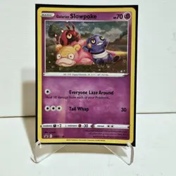 GALARIAN SLOWPOKE SWIRL COSMO HOLO PROMO SWSH126 EVOLVING SKIES POKEMON NM/M #5 - Image 2
