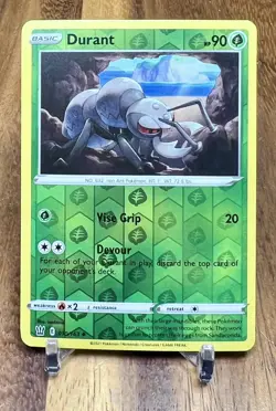 Durant 010/163 Battle Styles Reverse Holo Uncommon Pokemon Card NM - Image 1