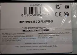 Charmander - 004/165 - Pokemon 151 EB GAMES Stamp - Sealed Promo - Pokemon - Image 2