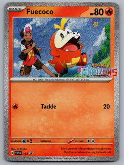 Fuecoco Pokemon Horizons STAMPED SVP 192 Holo Black Star Promo - NM+ - Image 1