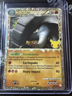 Donphan 107/123, 25th Anniversary Celebrations: Classic Collection, Pokemon TCG - Image 1