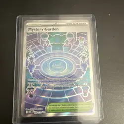 Pokemon TCG Mystery Garden 172/132 Mega Evolutions Near Mint Full Art Trainer - Image 1