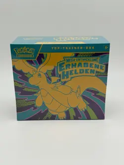 Pokemon Erhabene Helden Top Trainer Box NEW & SEALED Pokemon TCG Deutsch OVP - Image 1