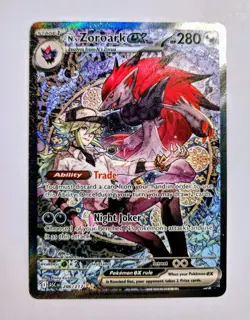 N's Zoroark SIR 286/217 Ascended Heroes Pokemon TCG Special Illustration Rare NM - Image 1